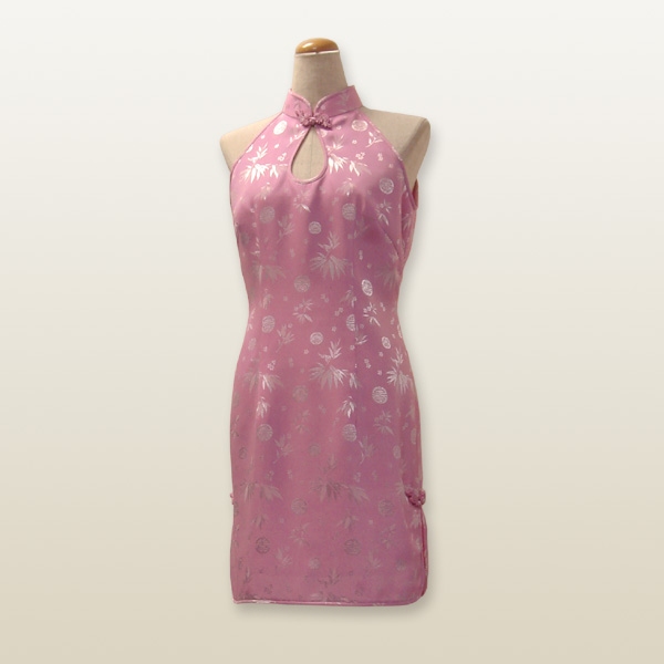 フェミニンチャイナドレス XLサイズ 13号 ピンク