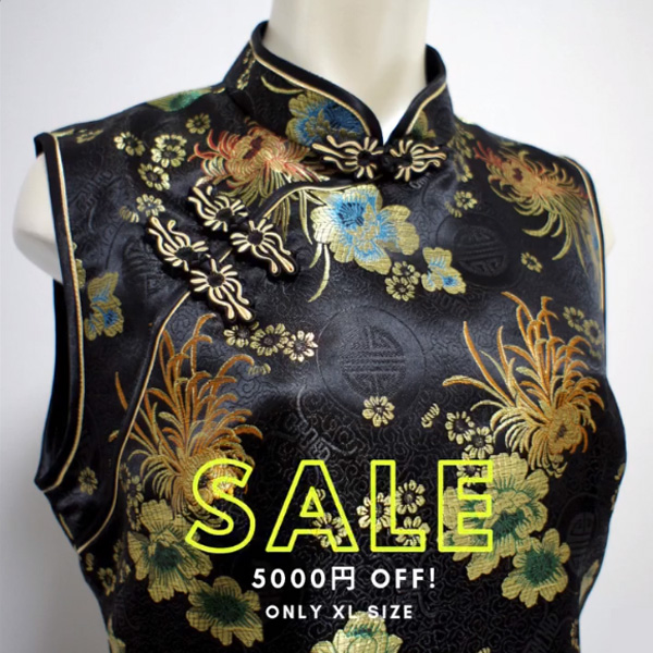 XLサイズのチャイナドレスが入荷